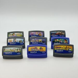 VTech InnoTab Game Cartridge Lot of 9 Disney Nick Jr Learning Games